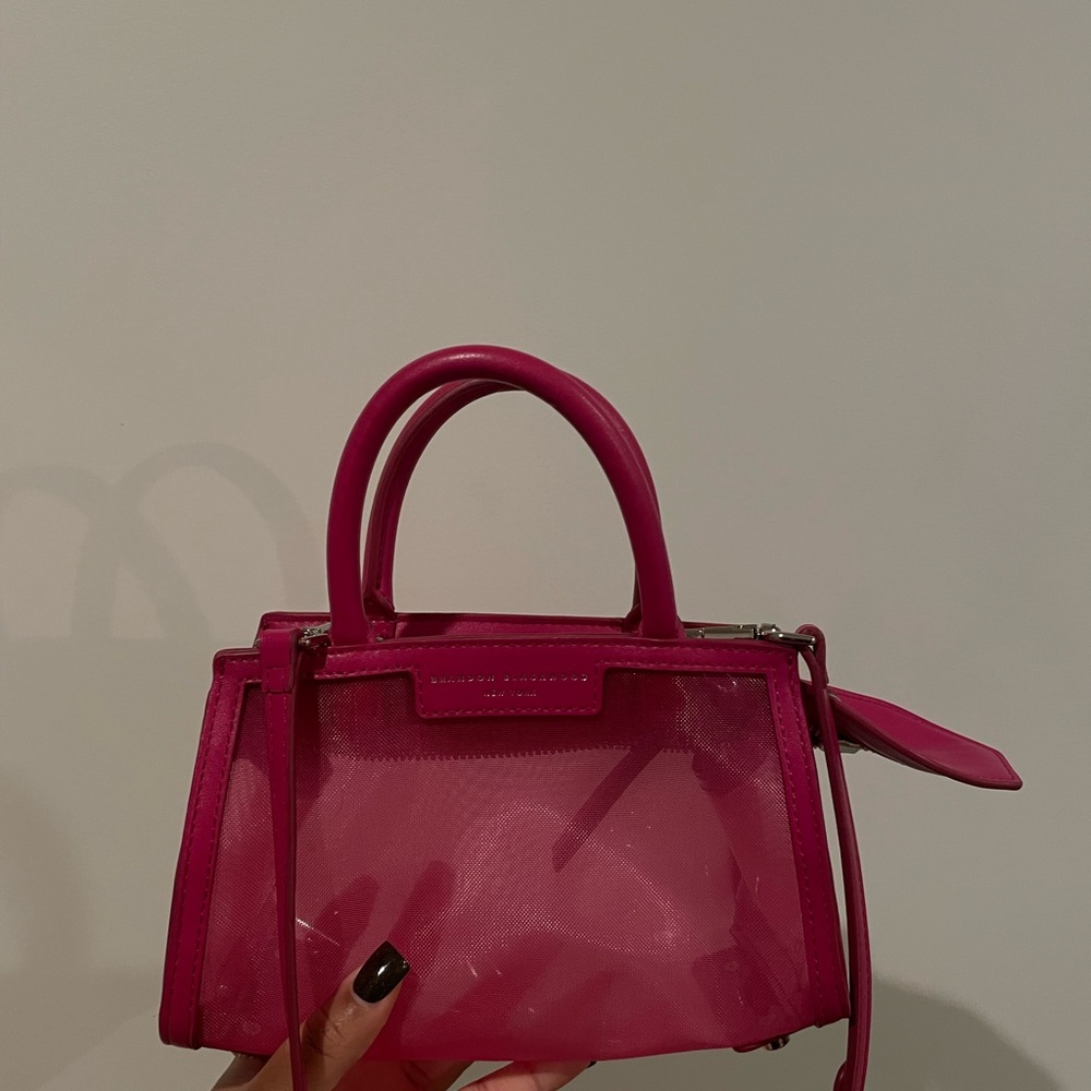 Brandon Blackwood Arlen Bag - Pink Mesh